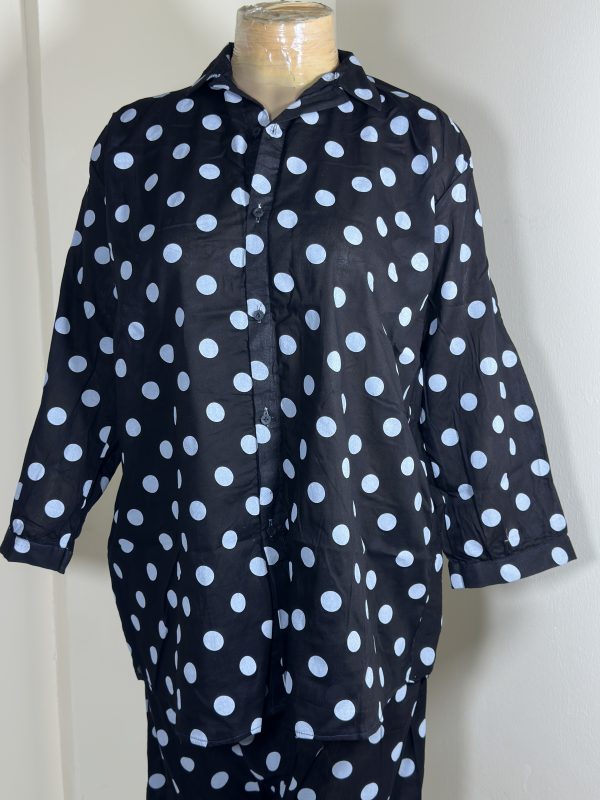 MSB white Polka dot - Black - Image 3