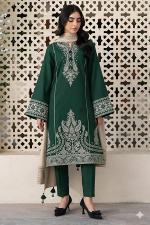 Eid Collection Lawn Embroidered 3 Piece d-014