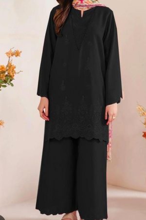 Eid Collection Lawn Embroidered Chicken Kari 3 Piece d-002